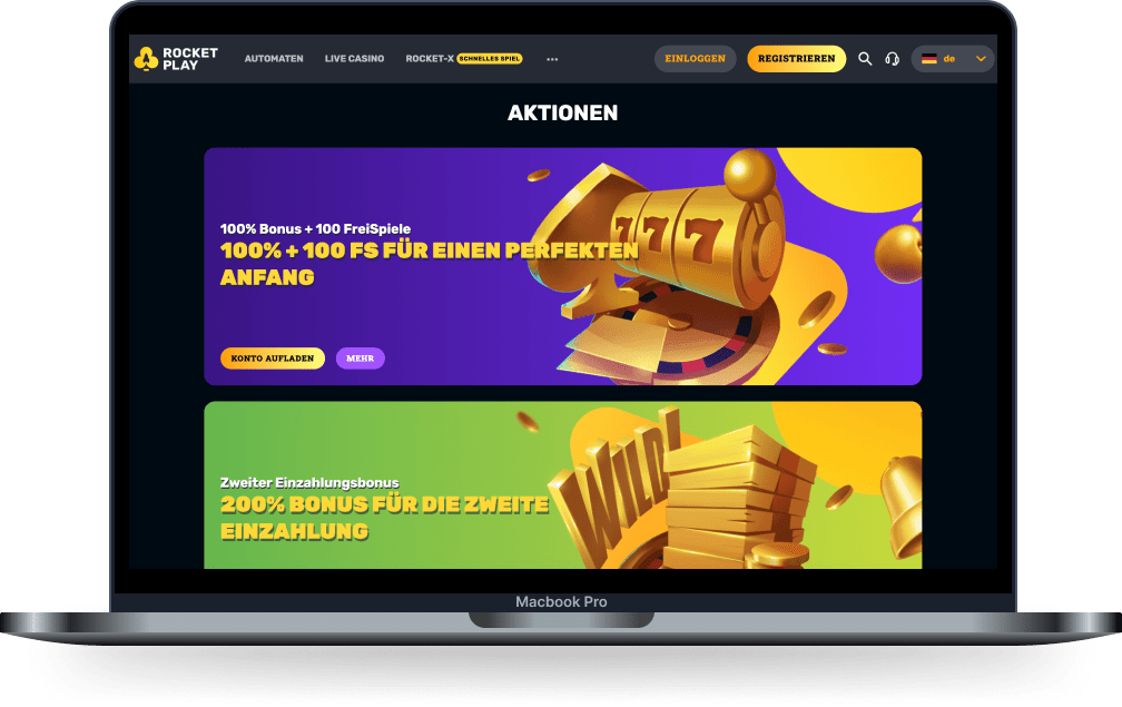 RocketPlay Casino Bonusse, Promo Codes und Freispiele in Deutschland