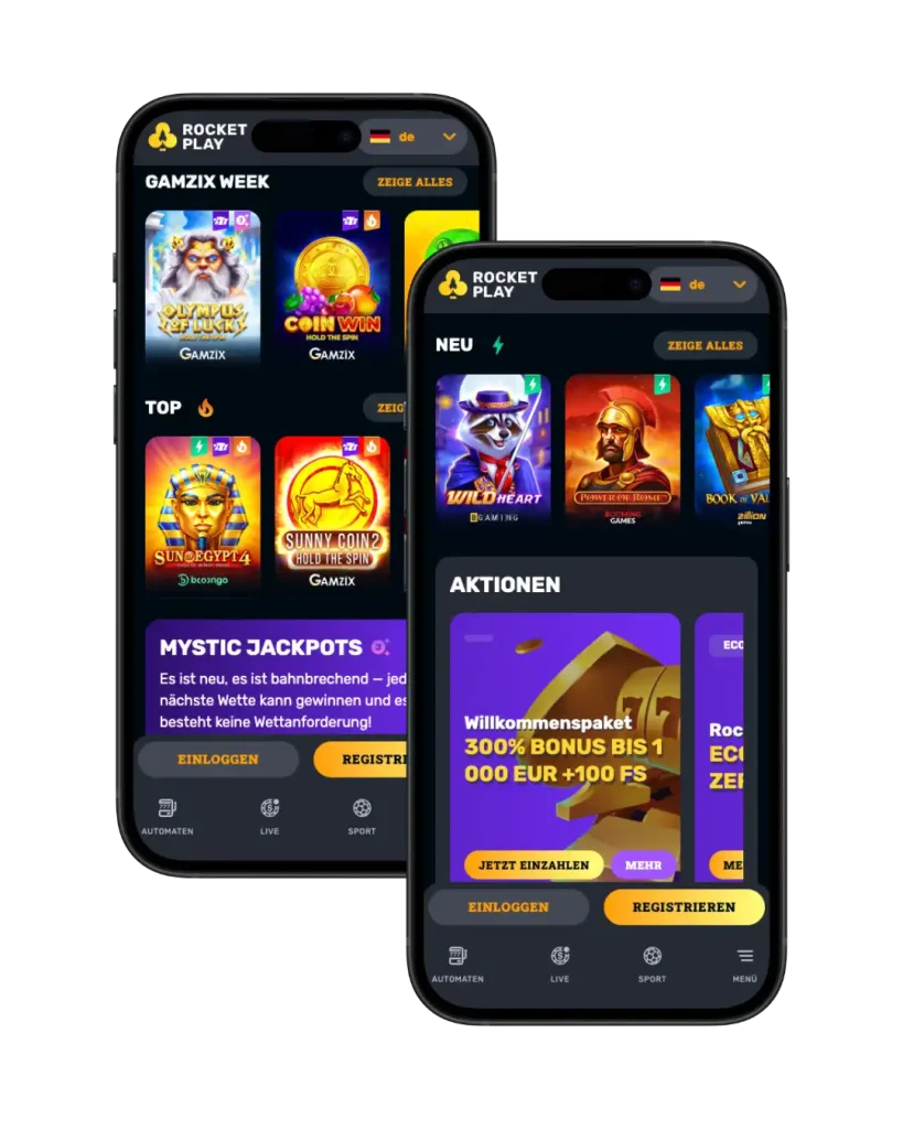 rocket play casino mobile